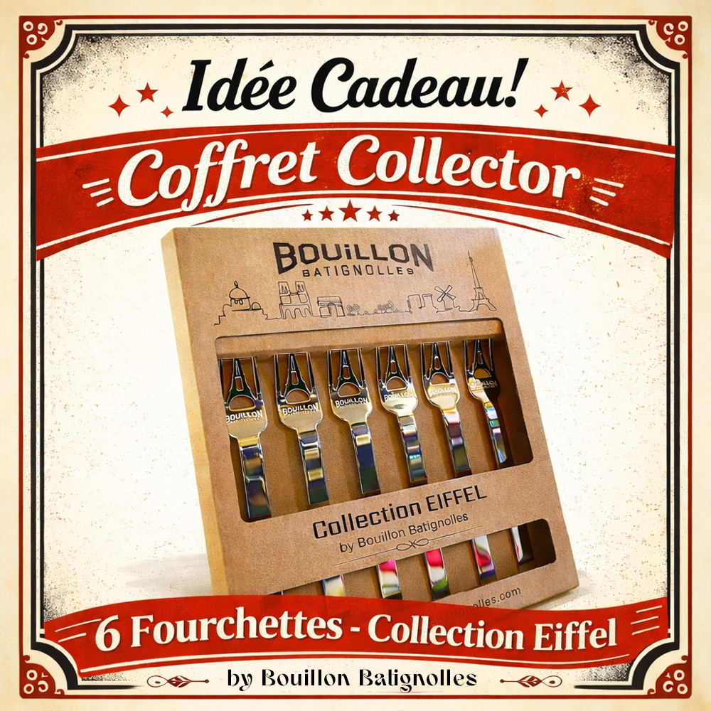 Coffret Collector 6 Fourchettes - Collection Eiffel